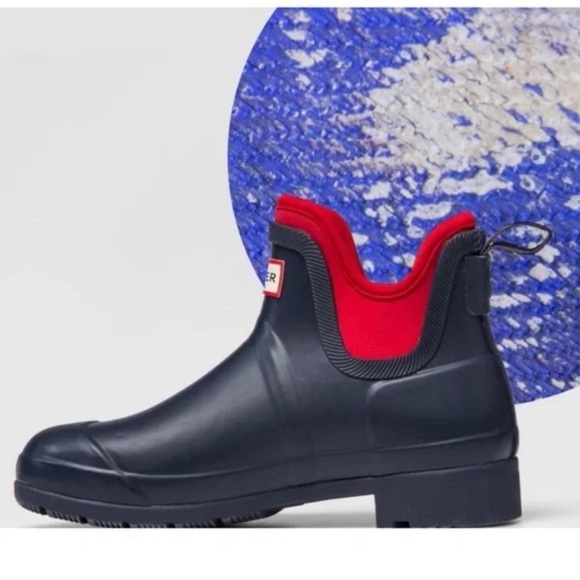 Hunter for Target Shoes Hunter X Target Rain Boots Navy Blue Red